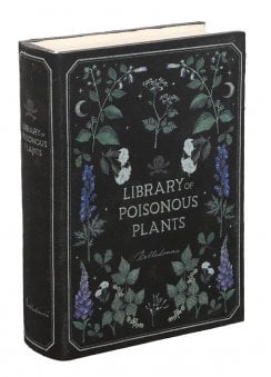Library Of Poisonous Plants Book Shaped Storage Box