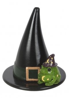 Magic Toad & Witch Hat Incense Cone Holder