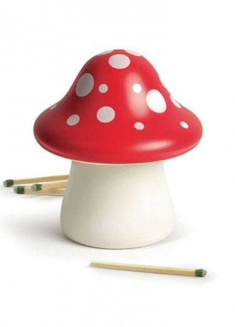 Gothic Homeware Merry Mushroom Match Strike