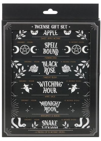 Gothic Homeware Midnight Ritual Incense Sticks Gift Set