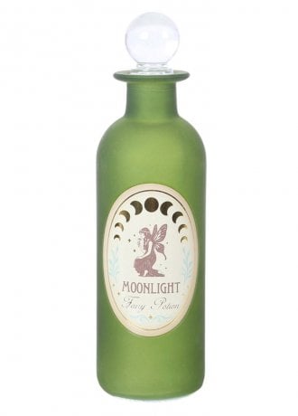 Gothic Homeware Moonlight Fairy Decorative Glass Potion Bottle