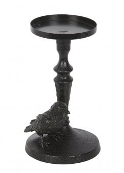 Mystic Raven Pillar Candle Holder