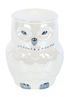 Night Flight Owl Iridescent Ceramic Oil Burner