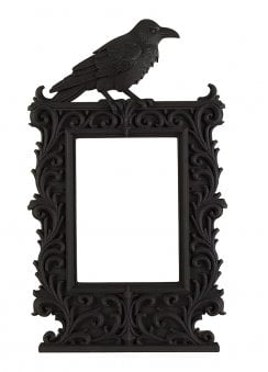 Ornate Crow Photo Frame