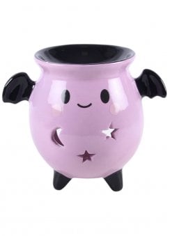 Pastel Bat Brew Cauldron Oil Burner