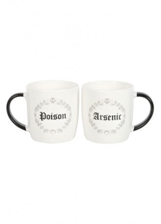 Gothic Homeware Poison & Arsenic Couples Mug Set