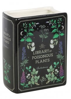 Poisonous Plants Book Shaped Vase