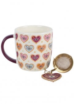 Sacred Sight Heart Mug & Tea Infuser Set
