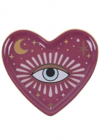 Gothic Homeware Sacred Sight Heart Trinket Dish