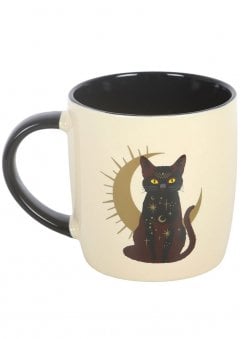 Sitting Magick Black Cat Mug