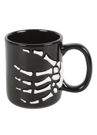 Gothic Homeware Skeleton Hand Mug