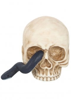 Skull & Snake Ornament