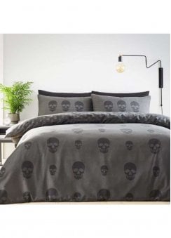 Skulls Printed Duvet Set