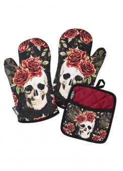 Skulls & Roses Kitchen Set