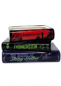 Sleepy Hollow Stacked Book Planter