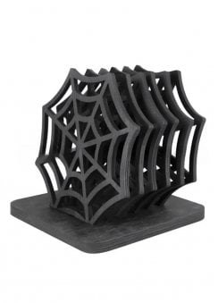 Spiderweb Coaster Set With Stand