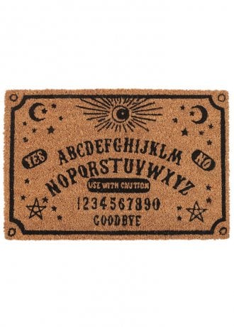 Gothic Homeware Talking Board Coir Doormat