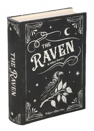 Gothic Homeware The Raven Book Shaped Storage Box