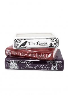 The Raven Stacked Book Planter