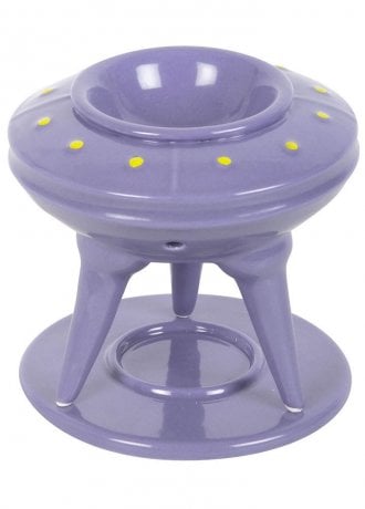 Gothic Homeware UFO Wax Burner With Alien Wax Melt
