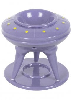 UFO Wax Burner With Alien Wax Melt