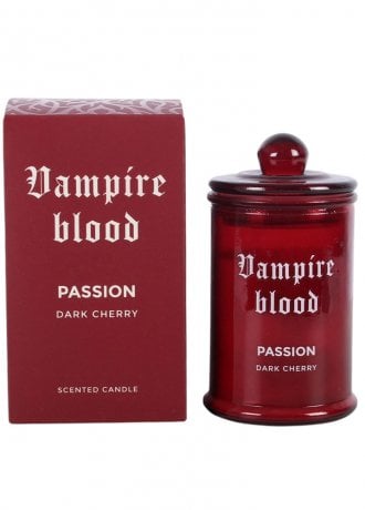 Gothic Homeware Vampire Blood Dark Cherry Candle Jar