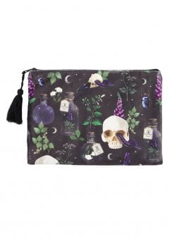 Venom & Vines Print Make Up Bag