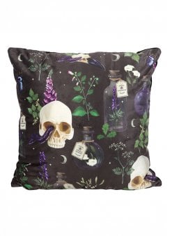 Venom & Vines Print Square Cushion