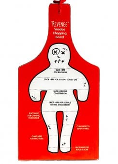 Voodoo Revenge Glass Chopping Board