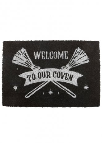 Gothic Homeware Welcome To Our Coven Doormat