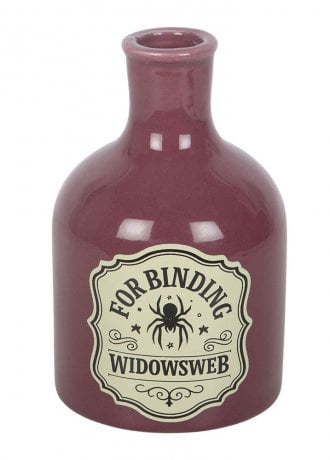 Gothic Homeware Widowsweb Potion Bottle Vase