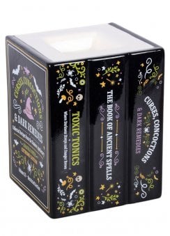 Witch's Apothecary Book Shaped Oil Burner & Wax Warmer