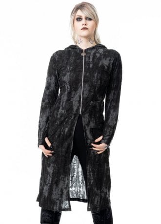 Heartless Ghoul Distressed Gothic Cardigan