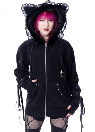Heartless Lilith Kitty Oversized Hoodie 