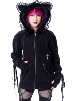 Lilith Kitty Oversized Hoodie 