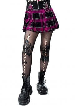 Nixie Check Mini Skirt