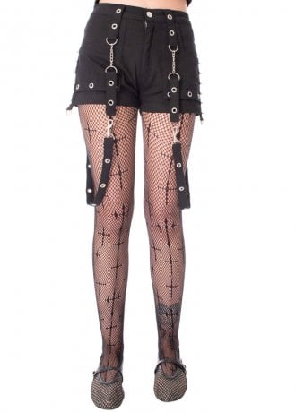 Heartless Sable Bondage Shorts