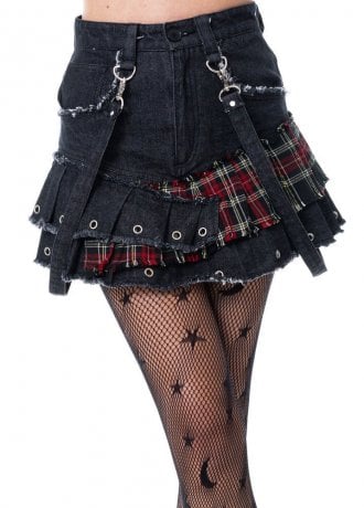 Heartless Tiana Denim Mini Skirt 