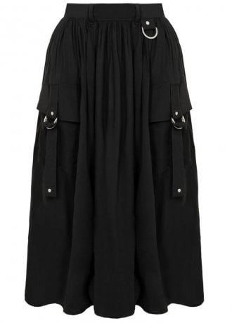Hell Bunny Ashleigh Midi Skirt