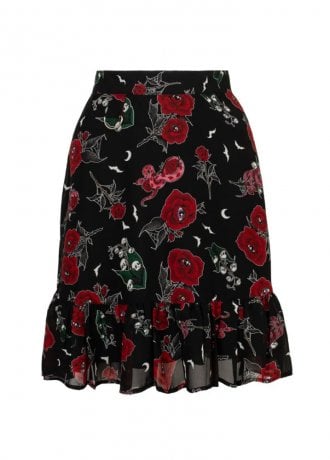 Hell Bunny Blooming Elle Skirt