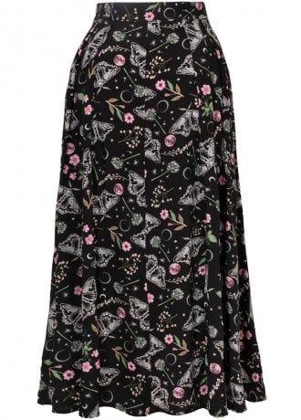 Hell Bunny Chrysalis Midi Skirt