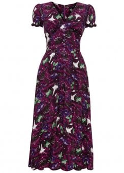 Deadly Bouquet Midi Dress