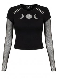 Nox Mesh Sleeved Top