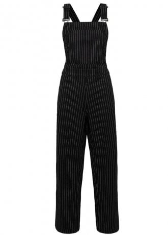 Hell Bunny Pinstripe Dungarees