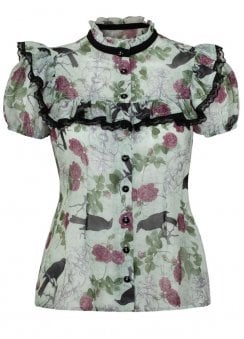 Raven Sheer Blouse