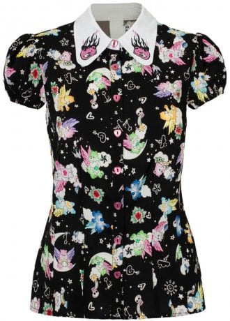 Hell Bunny Roxi Blouse