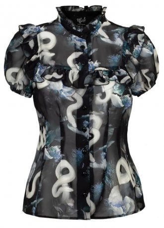 Hell Bunny Serpent Blouse