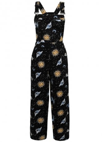 Hell Bunny Solaris Dungarees