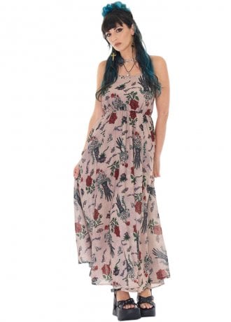 Jawbreaker Clothing Flower Spirit Print Maxi Sundress