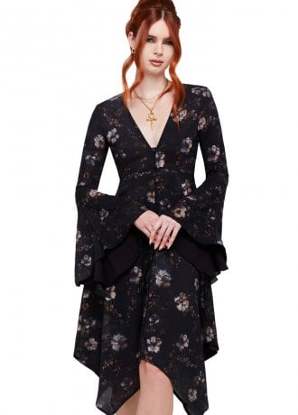 Killstar Autumn’s Night Midi Dress